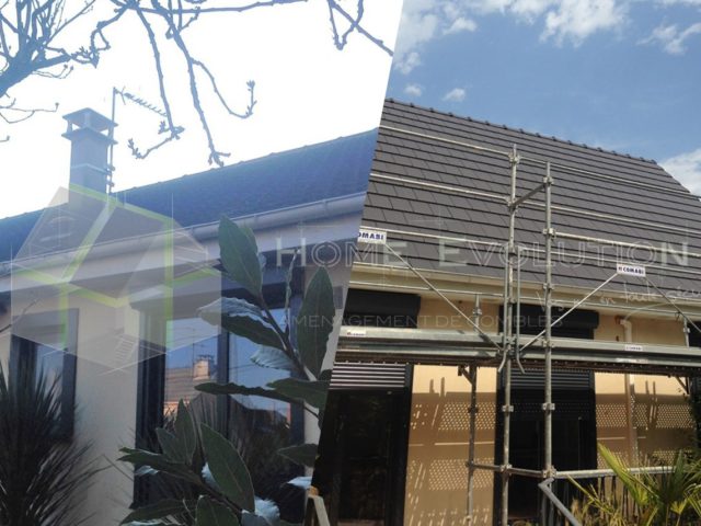 Rehaussement de toiture à Houilles (78)